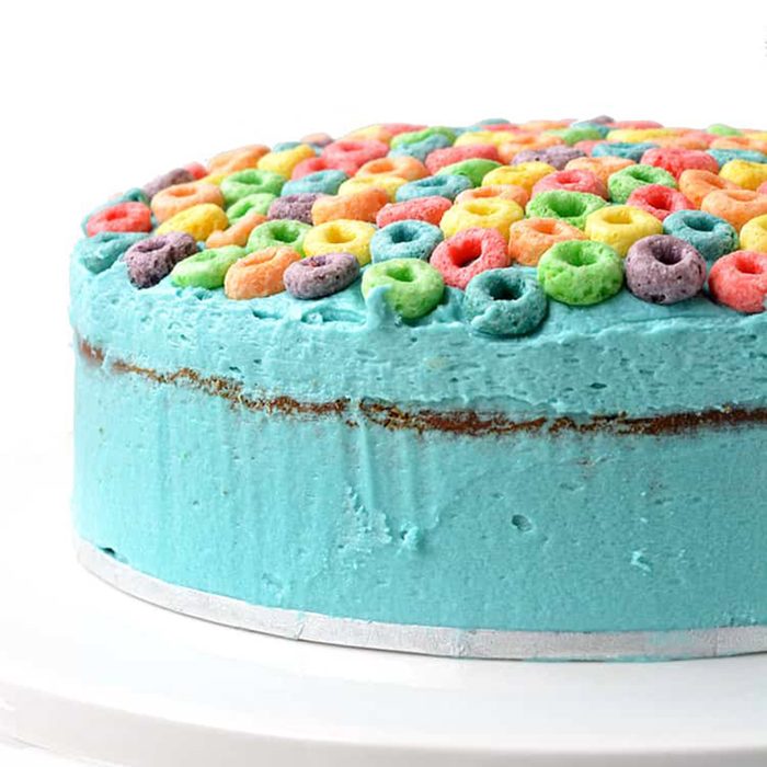 Froot Loop Cereal Milk Cake