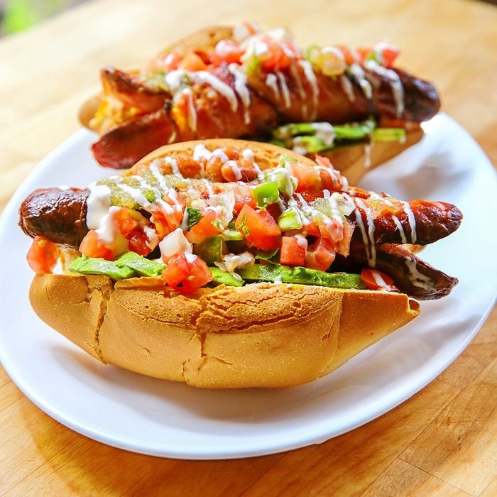 Fresh Healthy Sonoran Hot Dogs