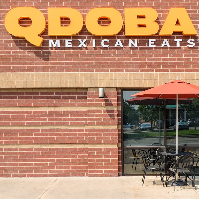 Qdoba Mexican Grill exterior and logo