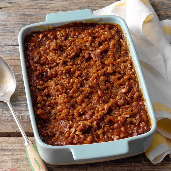 Sweet and Spicy Baked Beans