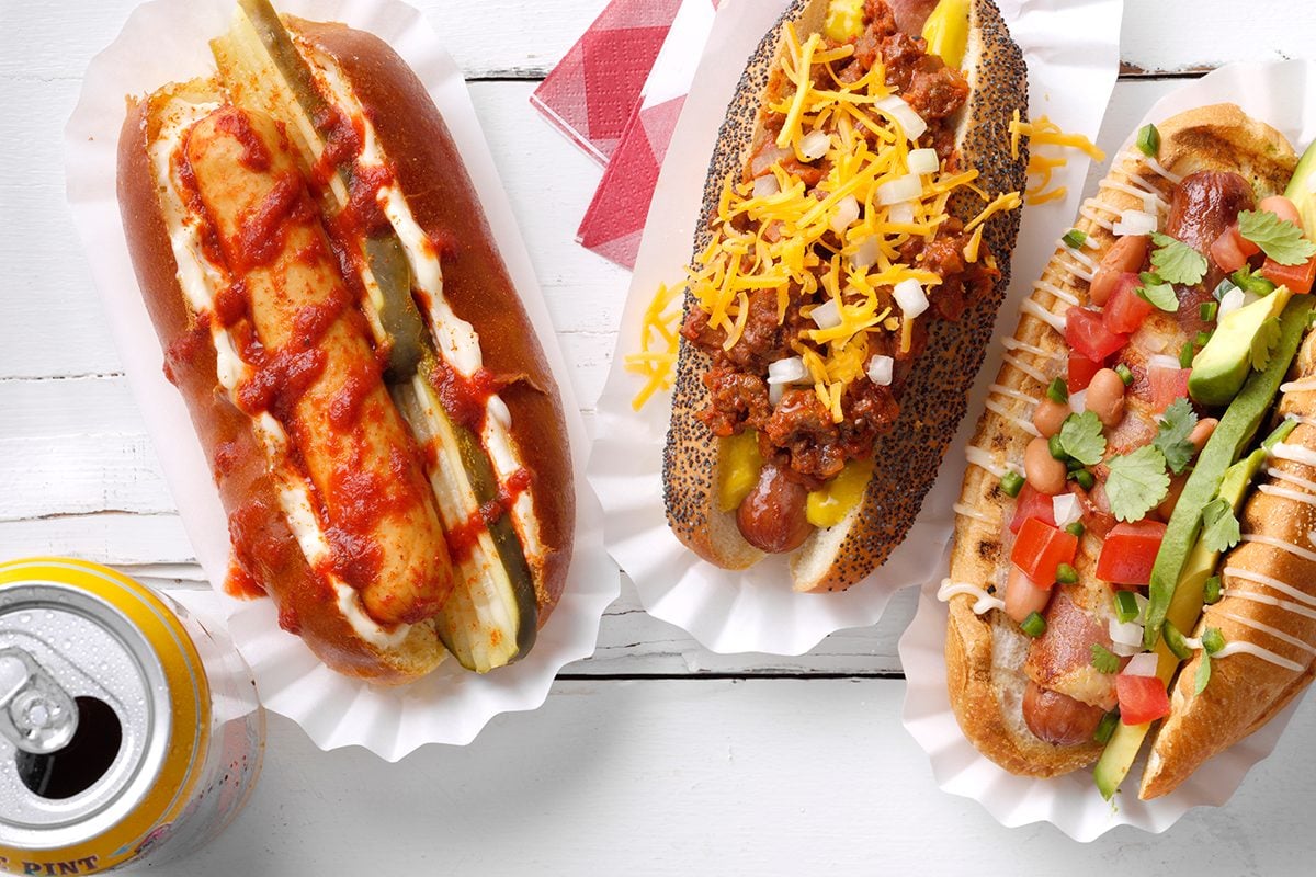 Loaded South American Hot Dogs with Tomato Salsa - Recipes