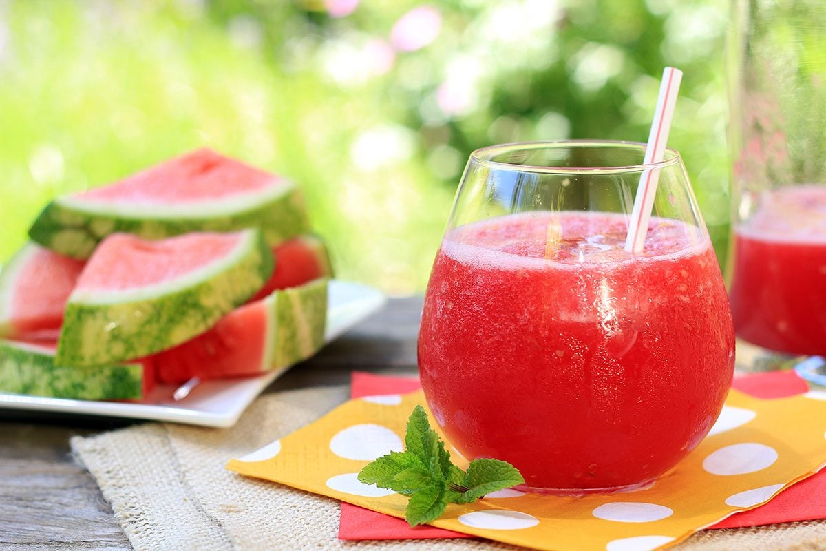Make Natural Watermelon Juice At Home From Gunungsitoli City