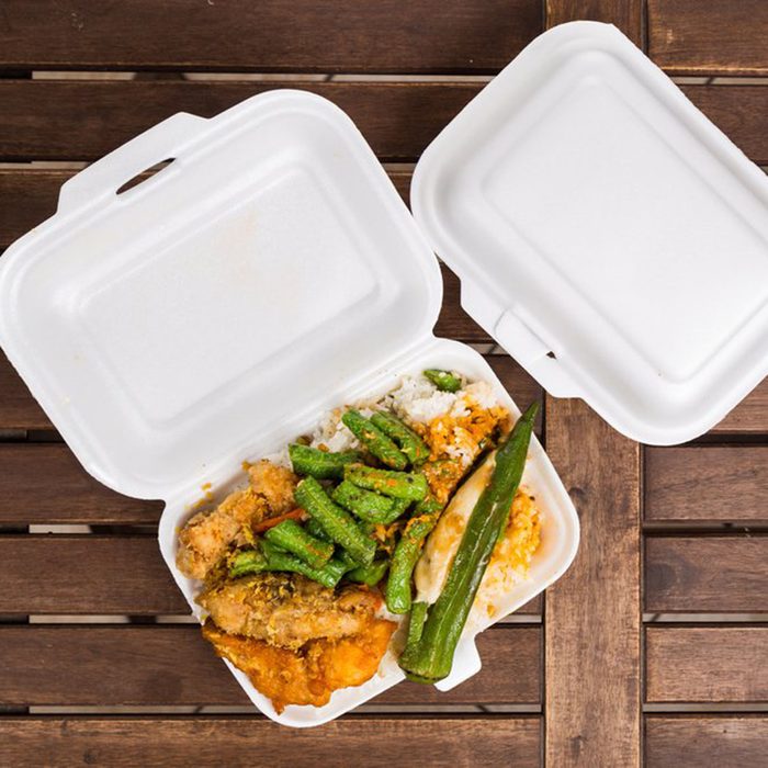 Styrofoam containers