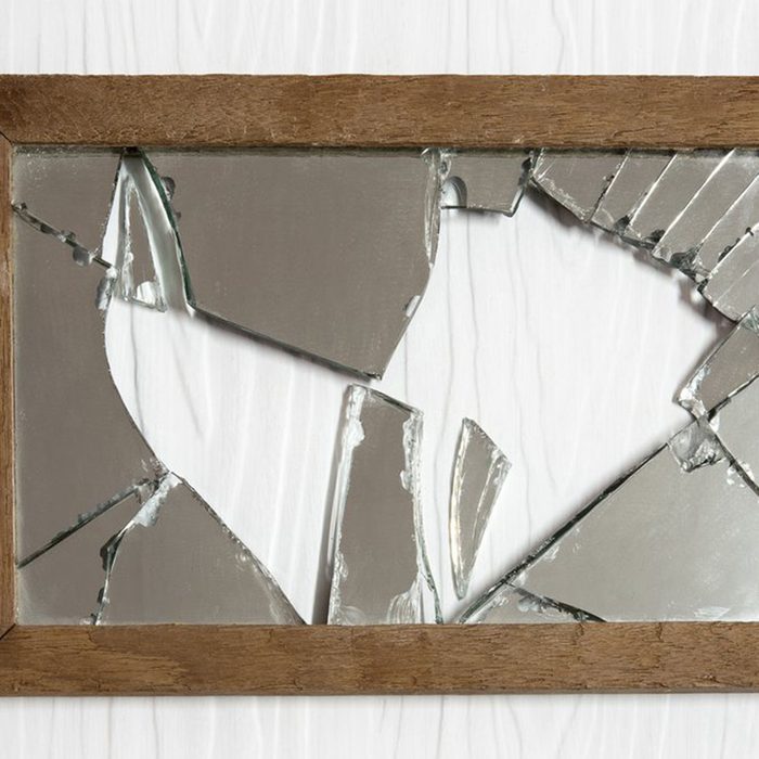 Broken mirror