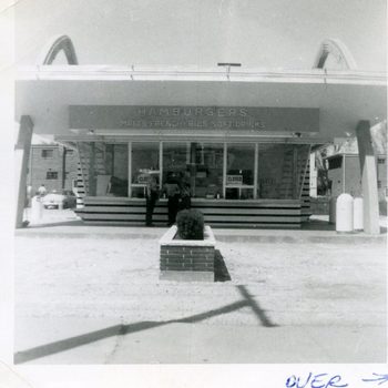 Old exterior of McDonald's