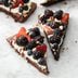 Berry Brownie Pizza