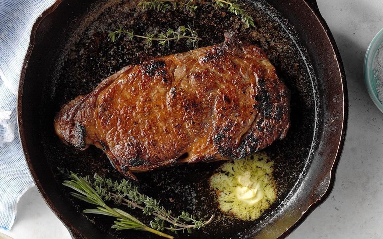Foolproof strip steak: Fire up the cast iron skillet