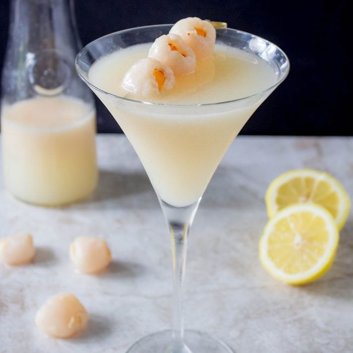 Lemon Lychee Martini