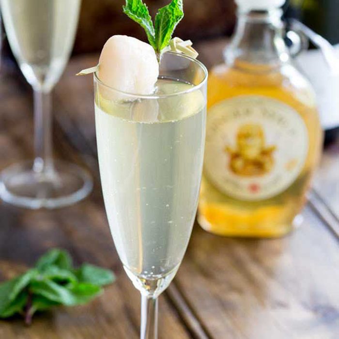 Lychee Ginger Fizz