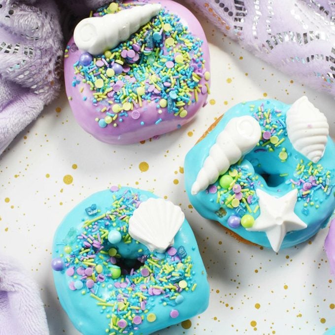 Mermaid party donuts
