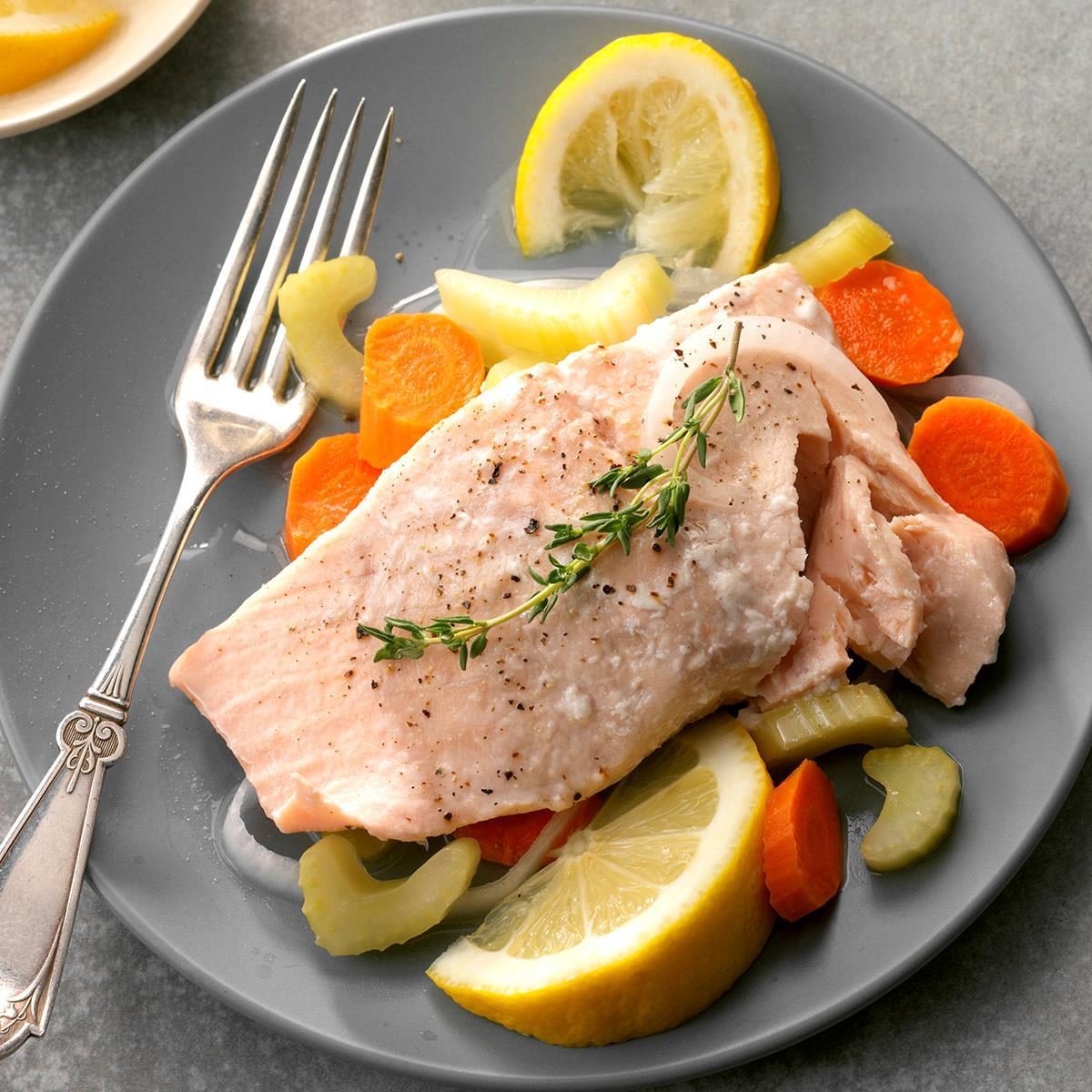 Pressure-Cooker Simple Poached Salmon