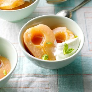 Pressure-Cooker Tequila Poached Pears