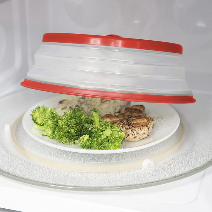 Collapsible Microwave Steamer Cover