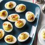 Pressure-Cooker Light Deviled Eggs