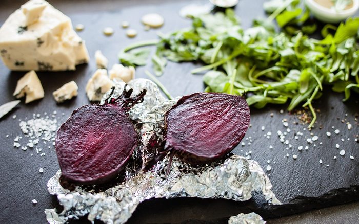 roasted beetroot with cheese