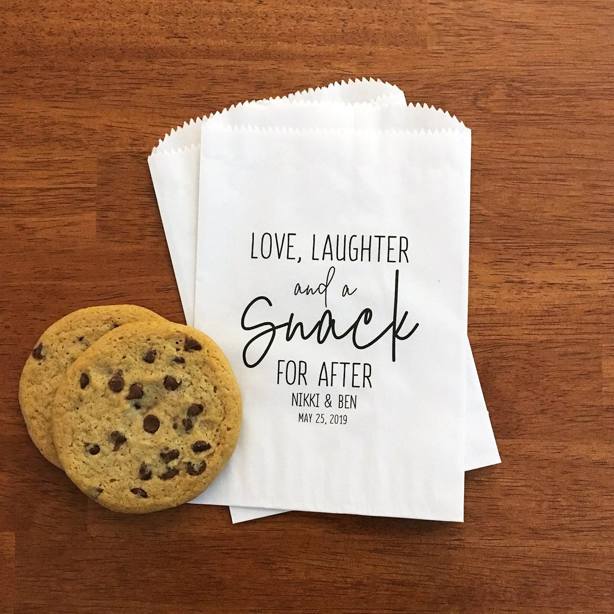 Wedding Welcome Bag Thank You Love and Laughter Wedding 
