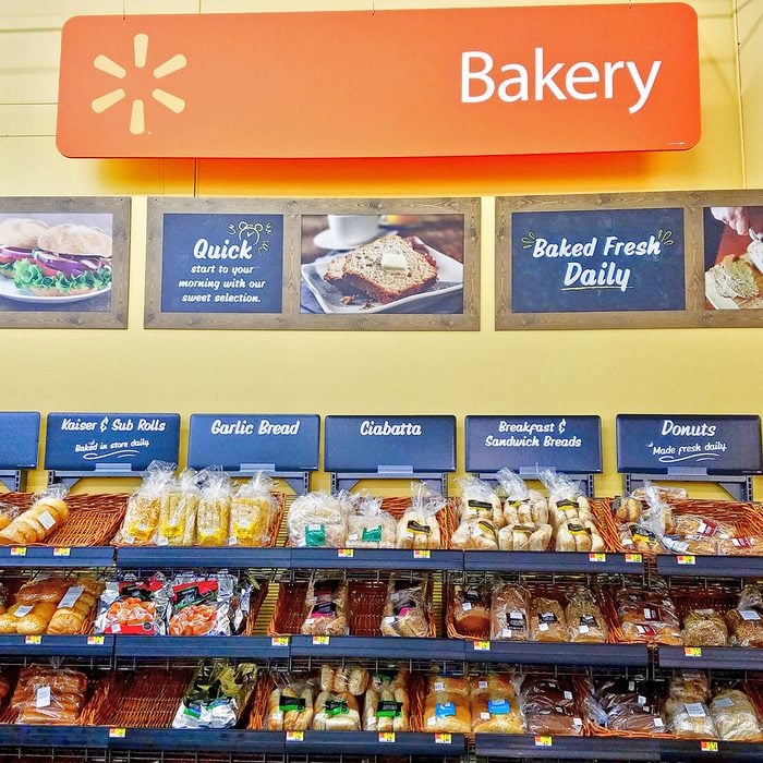 Walmart bakery fresh bread and donuts department, Saugus Massachusetts USA