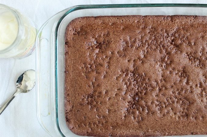 brownie recipe with coconut oil close up