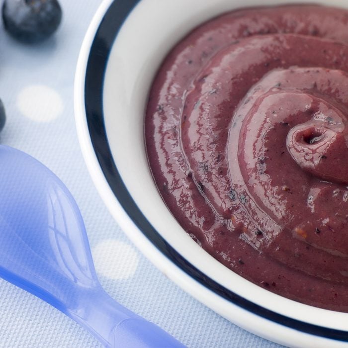 Blueberry and Sweet Rice Puree