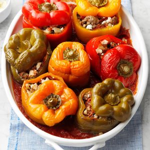 Greek-Style Stuffed Peppers