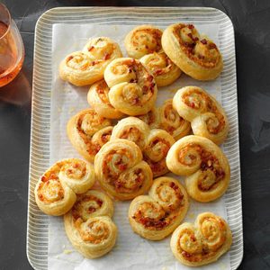 Gruyere and Crab Palmiers