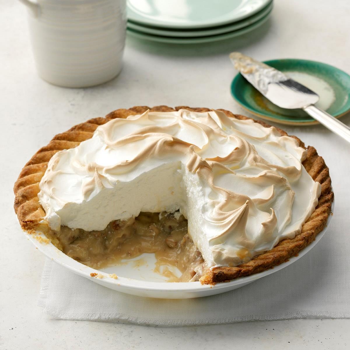 Meringue-Topped Pecan Custard Pie