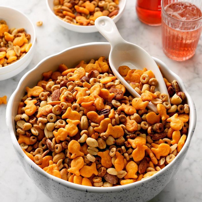 Nutty Slow-Cooker Snack Mix