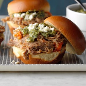 Shredded Lamb Sliders