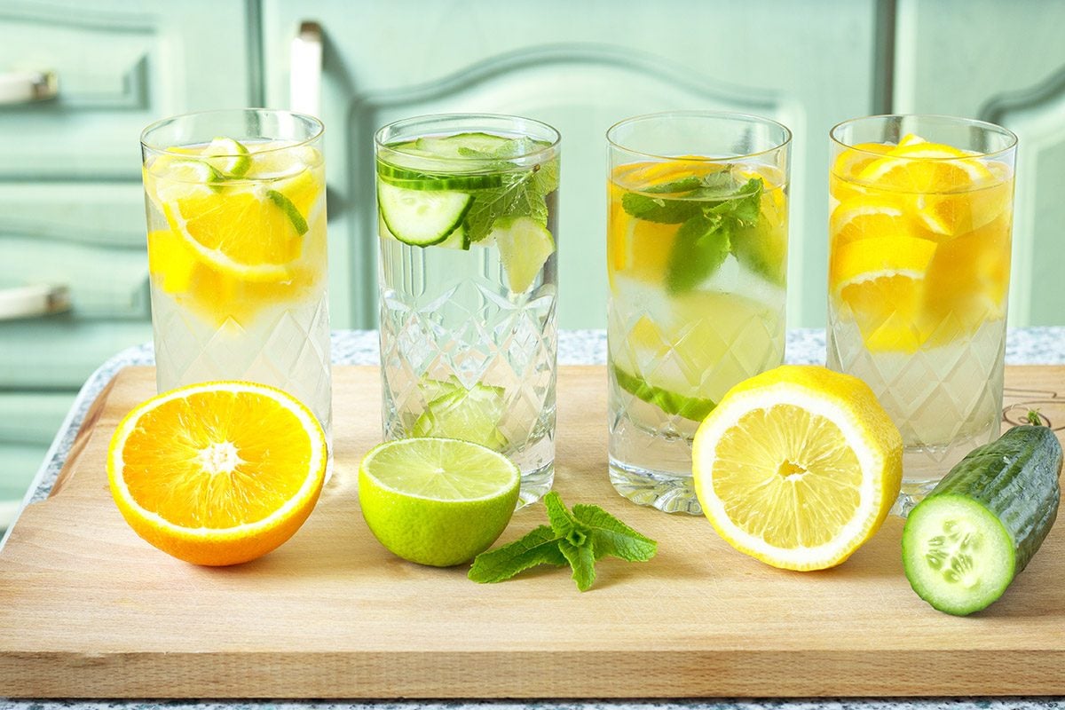 best hydration drinks,Home made healthy vitamin-fortified water