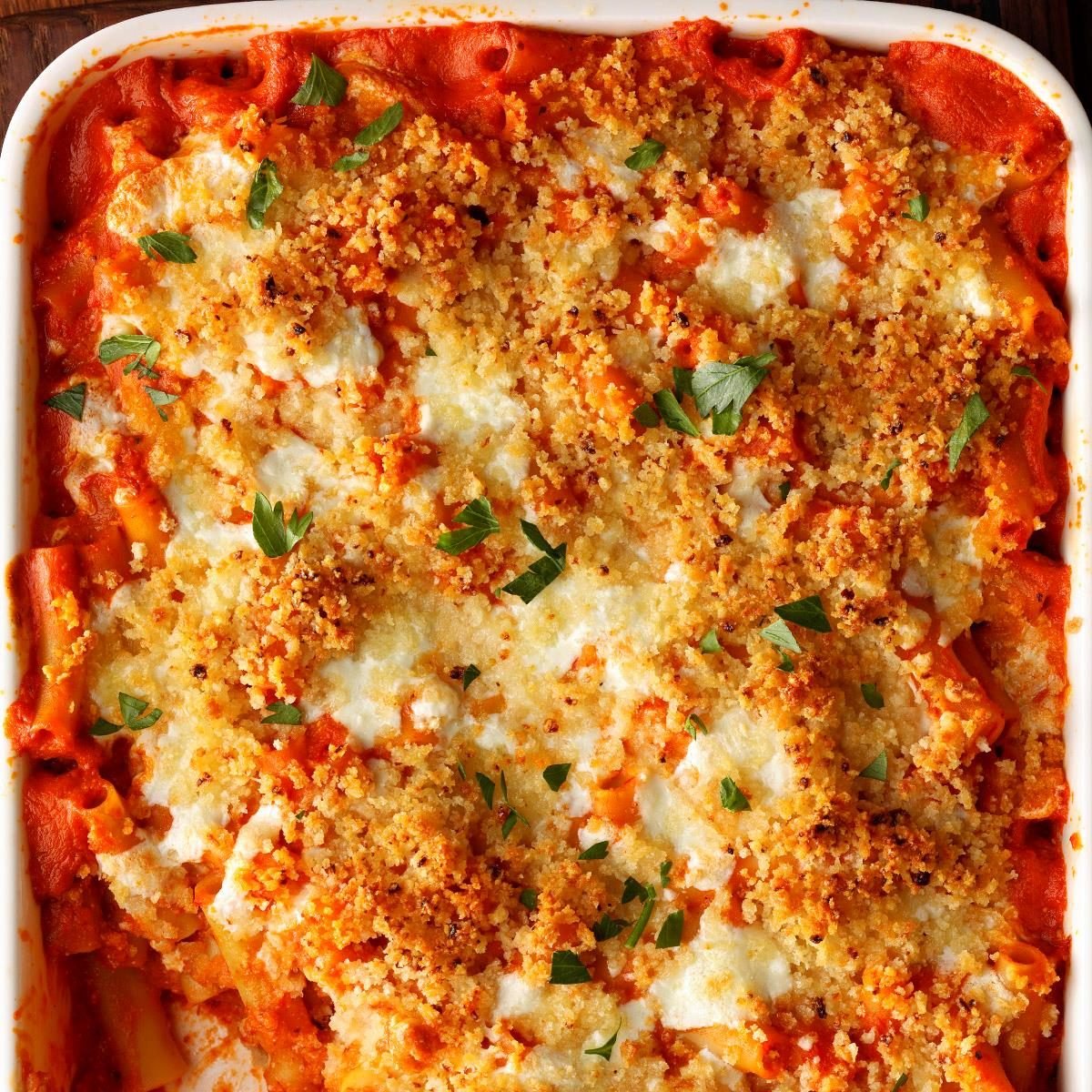 Five Cheese Ziti Al Forno Recipe How