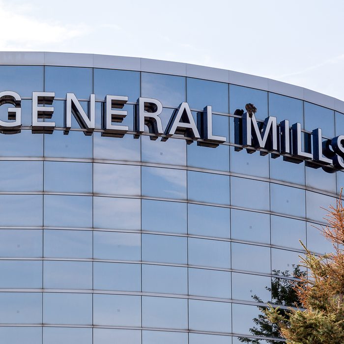 Sign of General Mills on the building of General Mills Canada in Mississauga