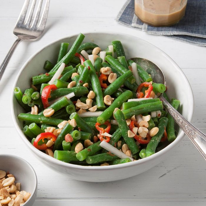 Ginger-Peanut Green Bean Salad