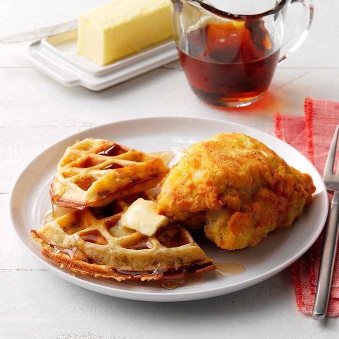 Spicy Mustard Chicken and Stuffed Waffles Exps Tohas19 236186 E04 18 2b 11