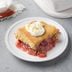 Strawberry Rhubarb Cake with Orange