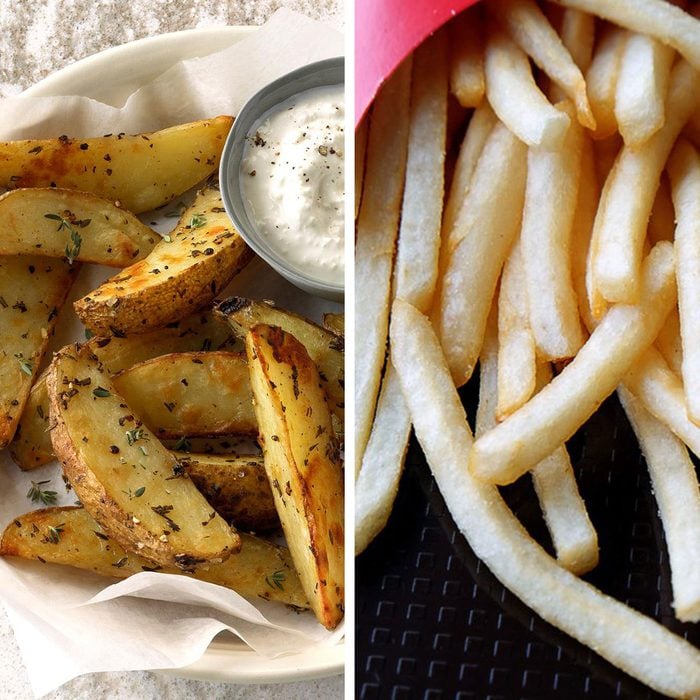 Homemade fries vs fast food