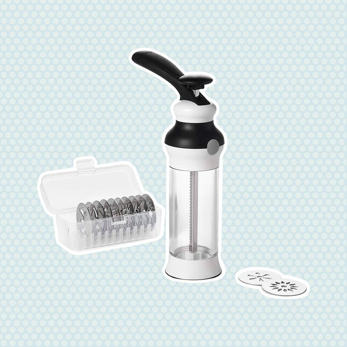 OXO Good Grips Cookie Press with Stainless Steel Disks and Storage Case