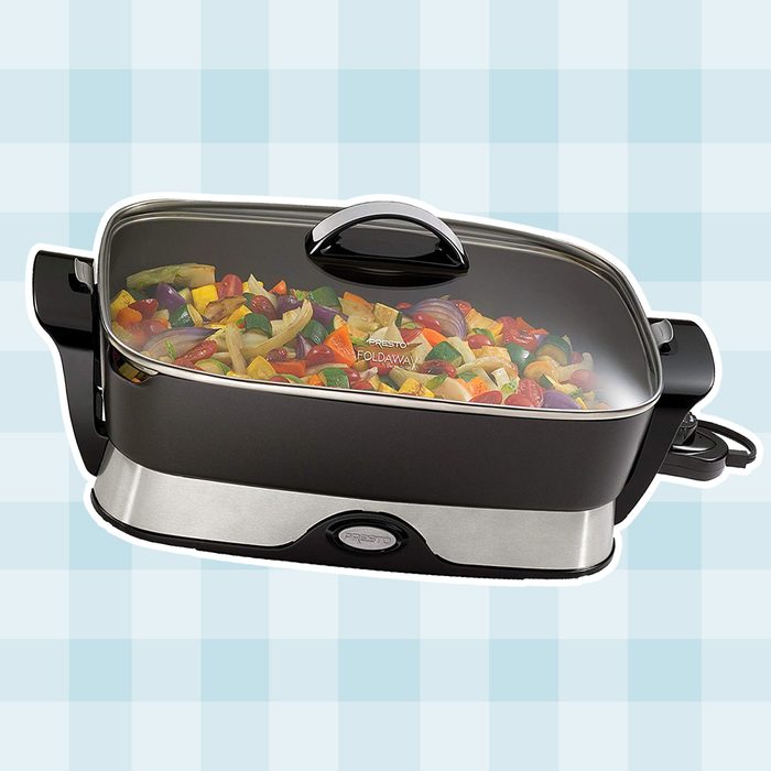 FOLDAWAY SKILLET, ELECTRIC SKILLET