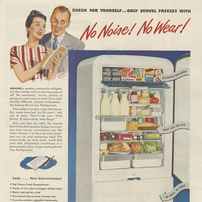 Servel Refrigerator ad