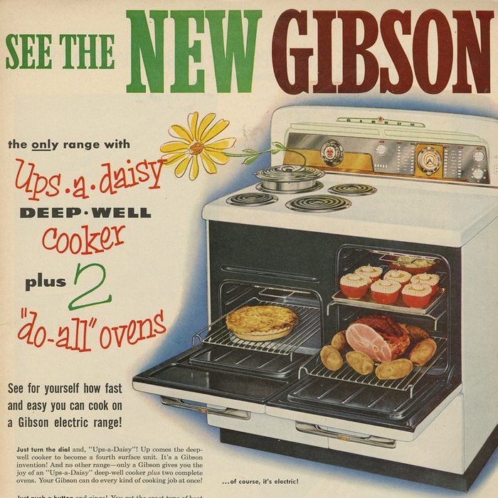 Gibson Electric Range ad