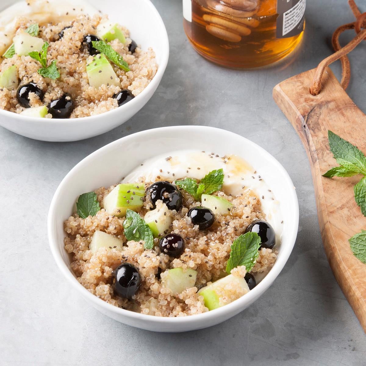 Day 3 Breakfast: Quinoa Breakfast Bowl