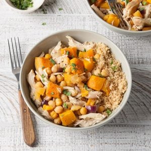 Chicken with Curry Roasted Squash