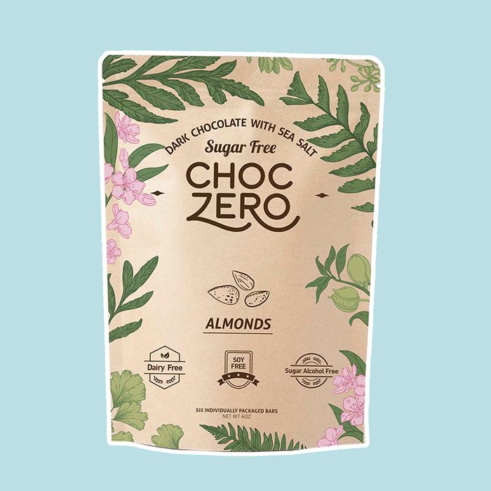 ChocZero's Keto Bark, Dark Chocolate Almonds with Sea Salt