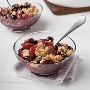 Grape and Berry Crumble