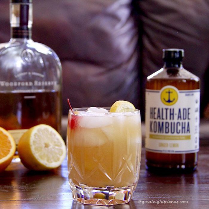 Kombucha Whiskey Sour