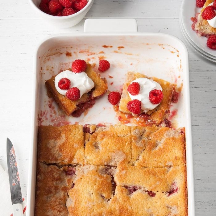 Lemon Raspberry Buckle