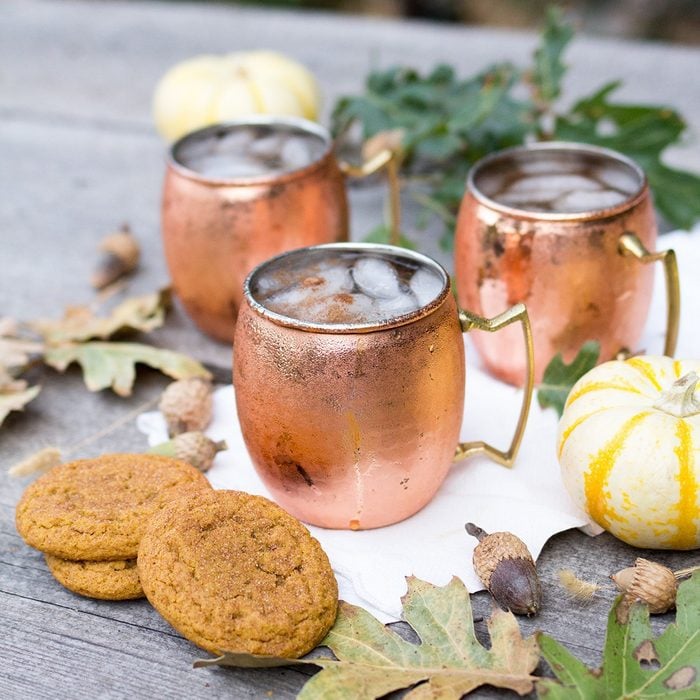 Pumpkin Spice Moscow Mules
