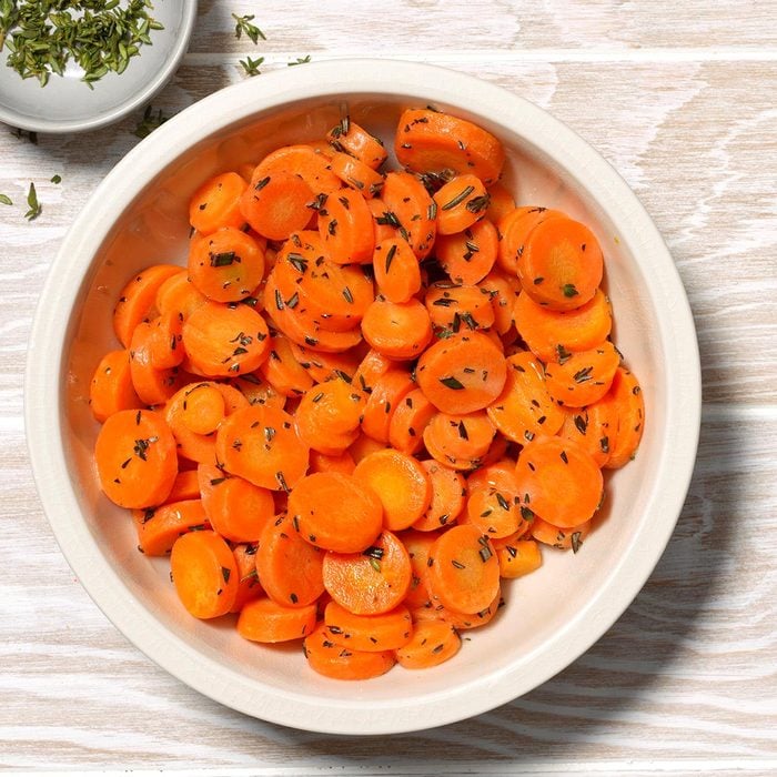 Thyme and Rosemary Carrots