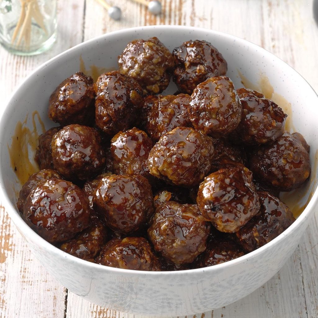 Sweet and Spicy Air-Fryer Meatballs