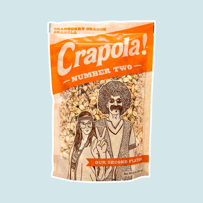 Crapola #2 Cranberry Orange Granola Cereal - All Natural, Healthy Breakfast or Snack - 12 oz Bag