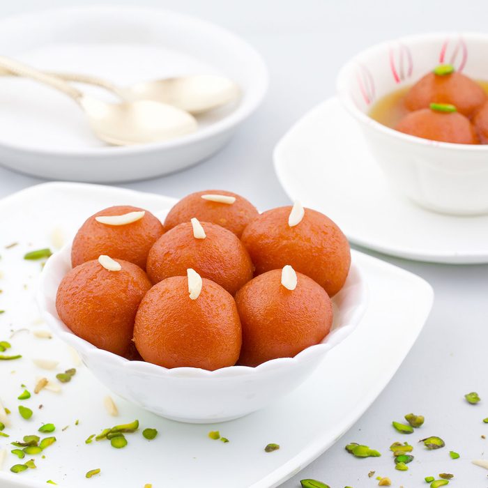 Indian Traditional Special Sweet Food Gulab Jamun